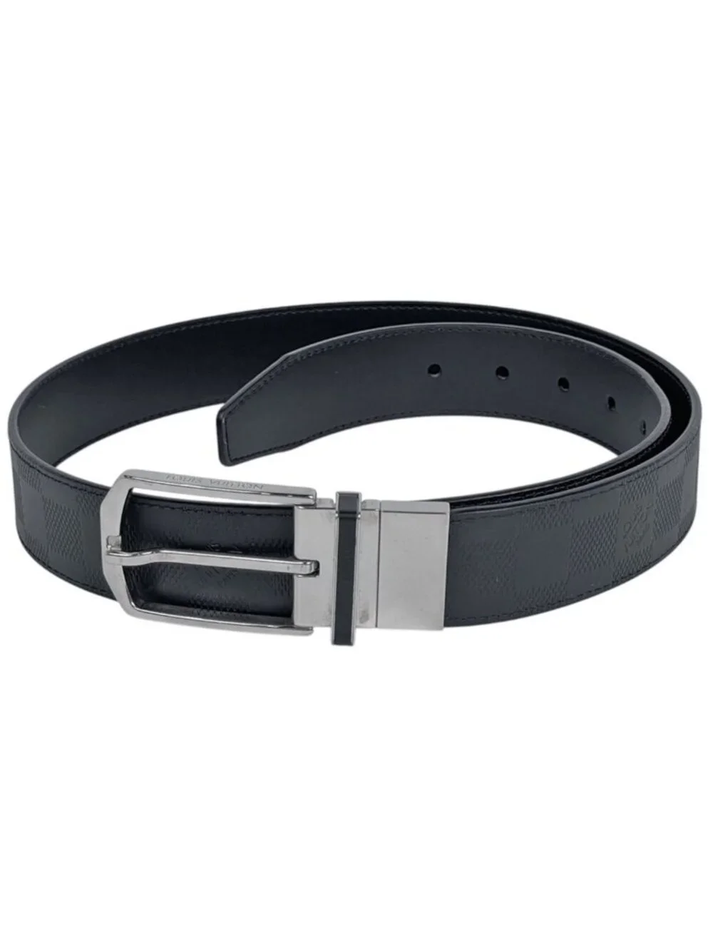 Louis Vuitton Ceinture Under Belt Damier Infini Onyx